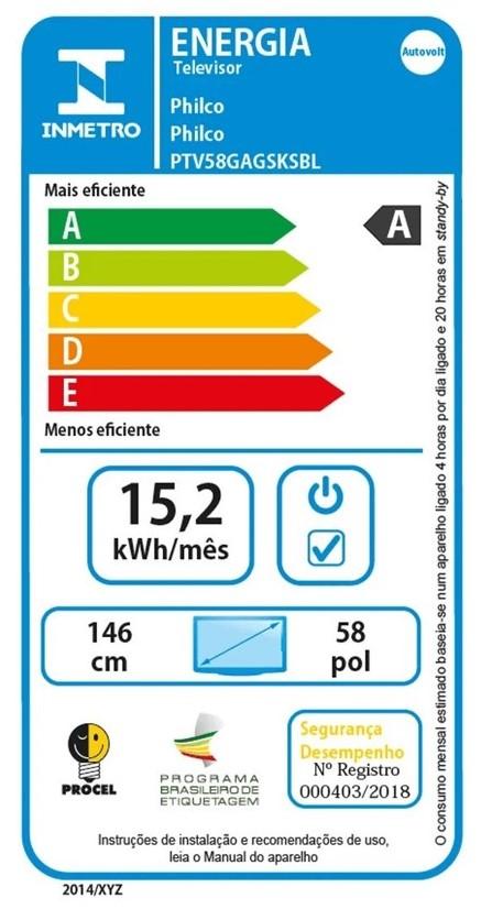 Última imagem em  miniatura do produto Smart TV LED 4K UHD 58″ Philco PTV58G7PAGCSBL