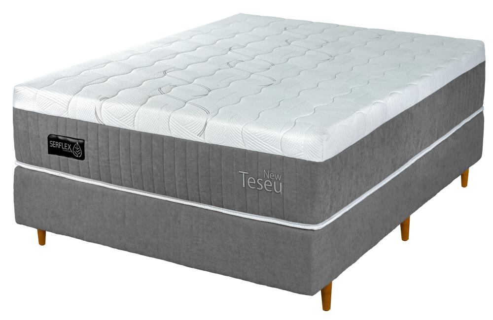Imagem 2 do produto Colchão Casal 138 cm Molas Ensacadas Serflex Teseu Grafite