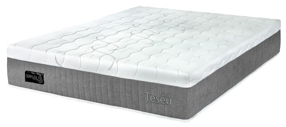 Imagem 1 do produto Colchão King 193 cm Molas Ensacadas Serflex Teseu Grafite