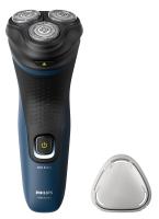 Imagem ilustrativa sobre o produto Barbeador Philips Shaver 1000 S1151/00 Bivolt Azul/Preto