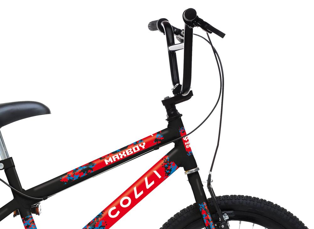 Imagem 2 do produto Bicicleta Aro 20 Colli New Max Boy Preto/Vermelho