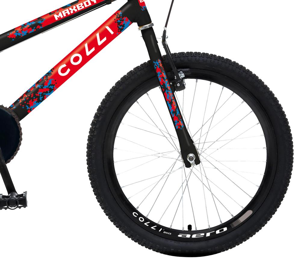 Imagem 3 do produto Bicicleta Aro 20 Colli New Max Boy Preto/Vermelho