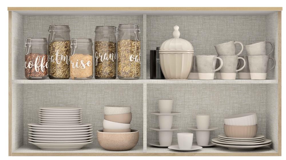 Imagem 2 do produto Armário Aéreo 120 cm THB Anne Capuccino