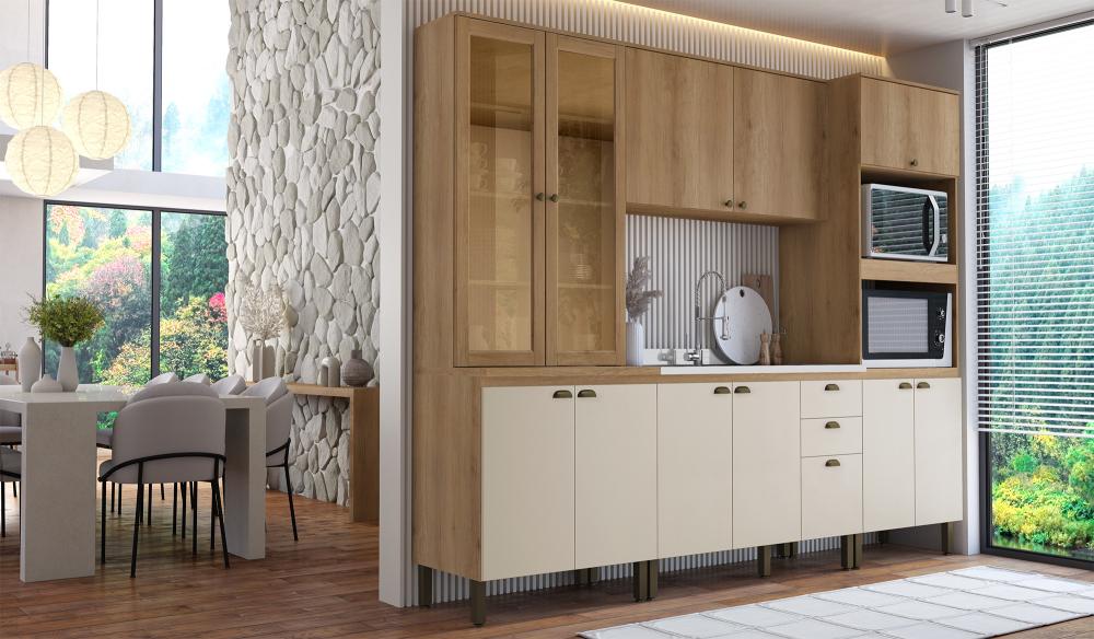 Imagem 3 do produto Armário Aéreo 120 cm THB Anne Capuccino