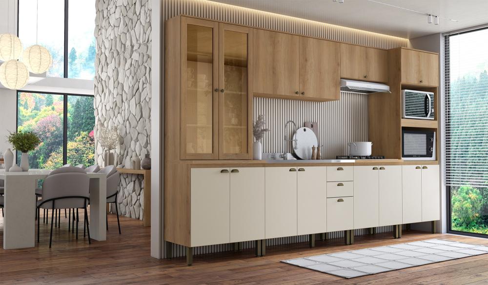 Imagem 4 do produto Armário Aéreo 120 cm THB Anne Capuccino