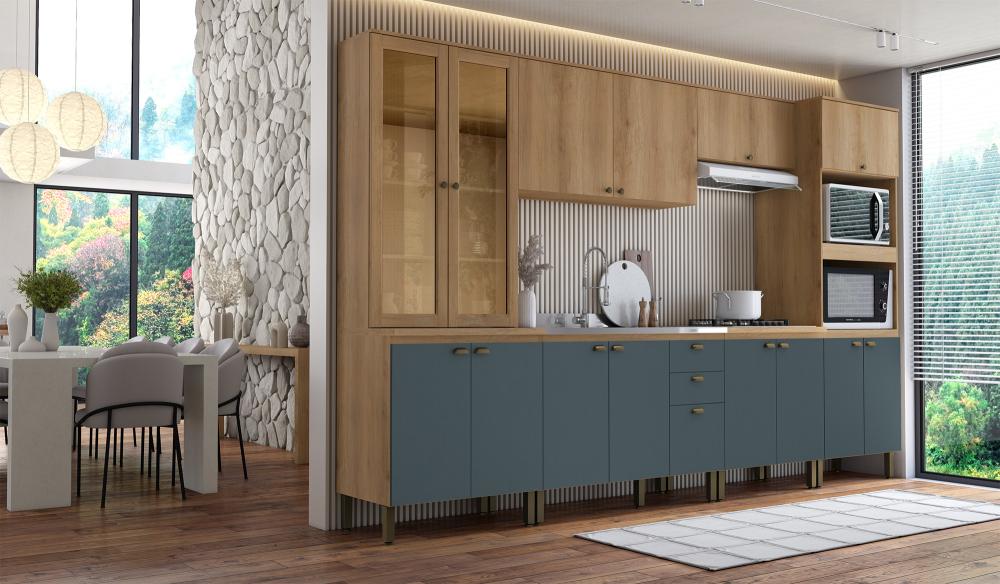 Última imagem em  miniatura do produto Armário Aéreo 120 cm THB Anne Capuccino