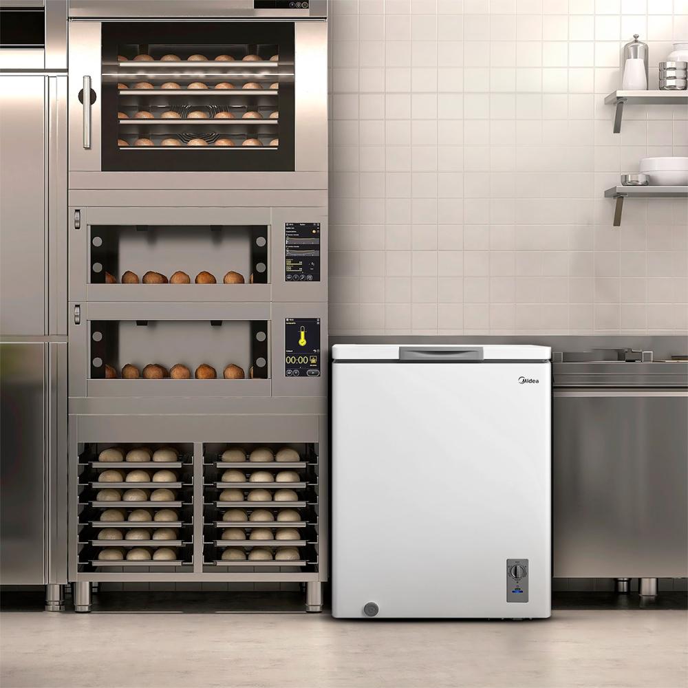 Imagem 4 do produto Freezer Horizontal 1 Porta Midea MDRC280SLA 200 Litros Branco 220V