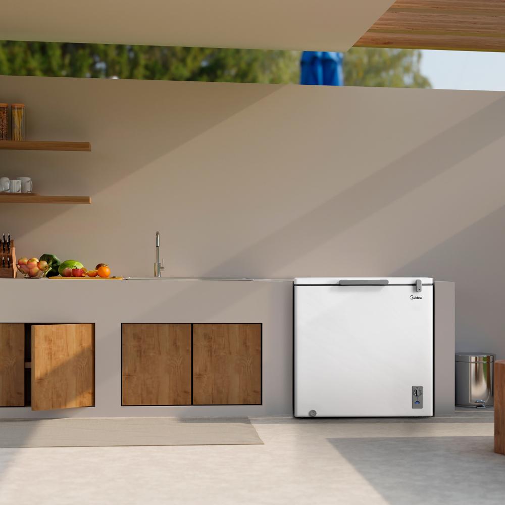 Última imagem em  miniatura do produto Freezer Horizontal 1 Porta Midea MDRC280SLA 200 Litros Branco 220V