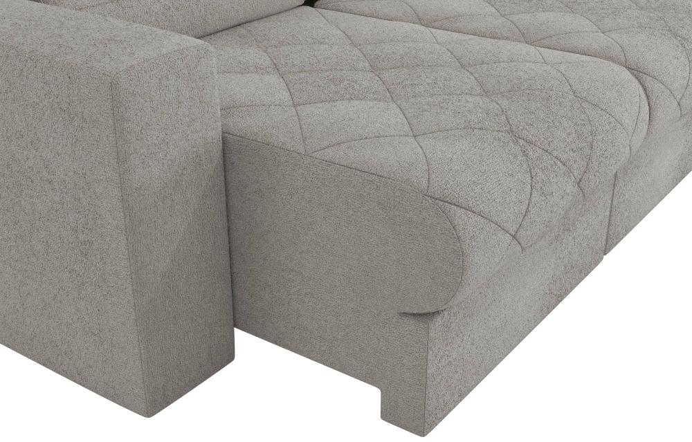 Imagem 3 do produto Sofá Retrátil 4 Lugares Kappesberg Carlo New Bouclé Cinza