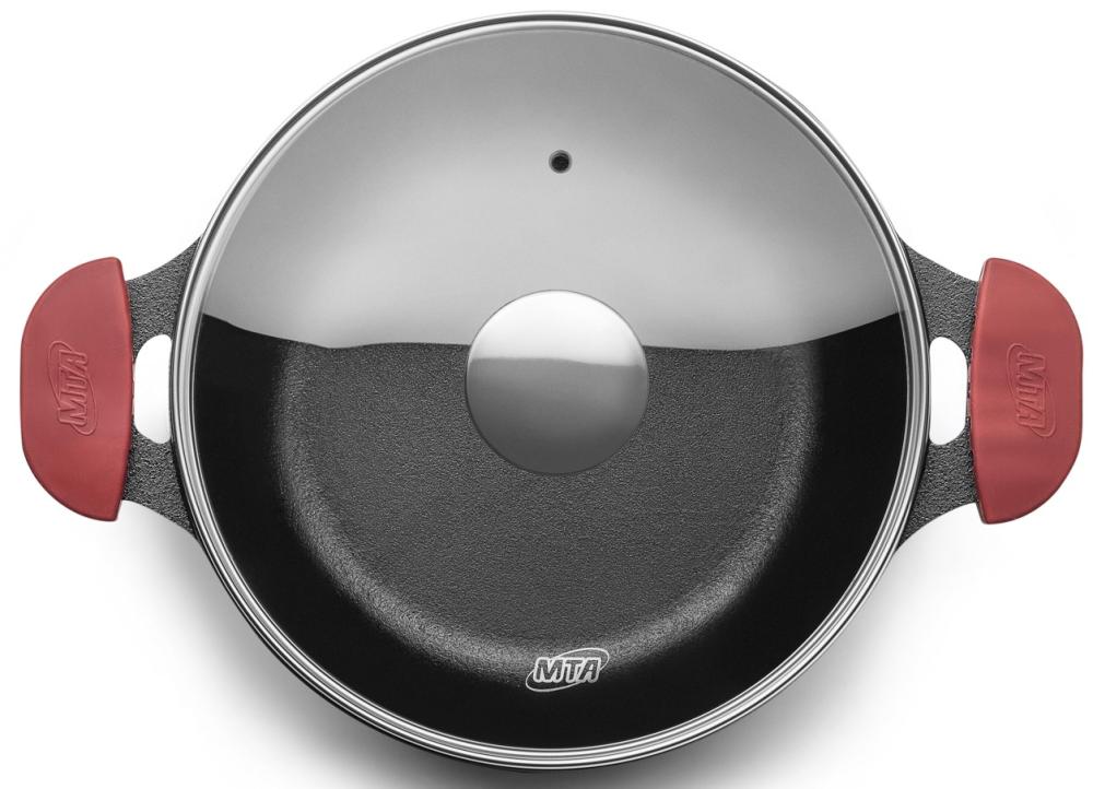 Imagem 3 do produto Caçarola de Ferro com Tampa de Vidro MTA 8341 N22 3 Litros
