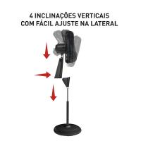 Imagem ilustrativa sobre o produto Ventilador de Coluna Arno 40cm X-treme VE3780B1 150W Preto 110V