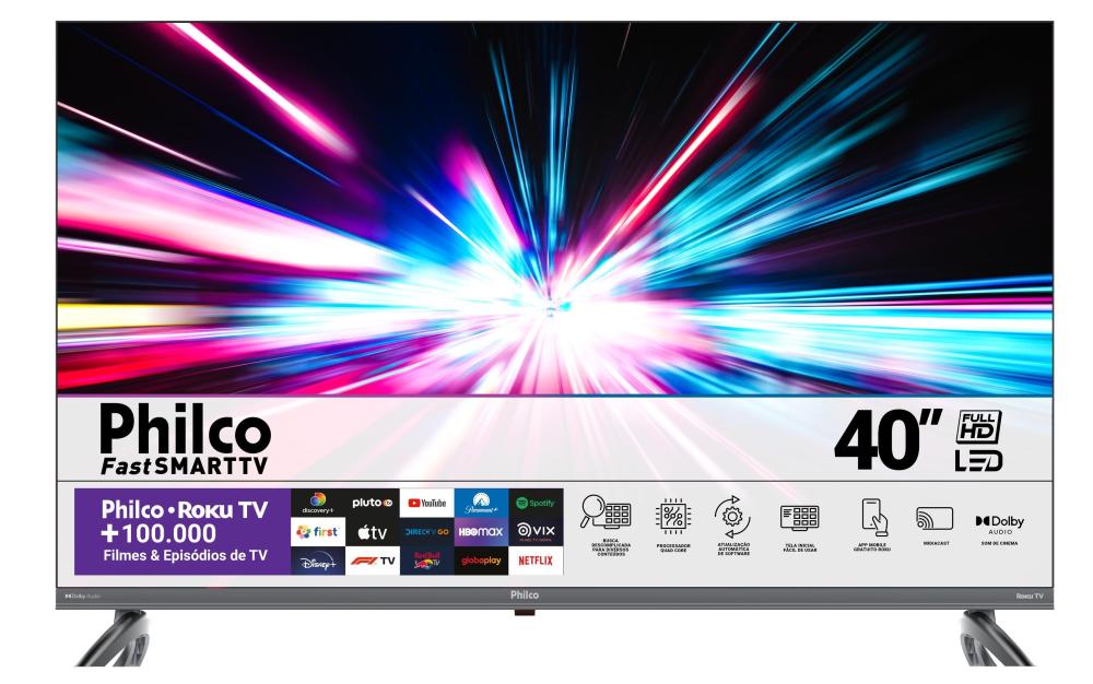 Imagem 1 do produto Smart TV LED FHD 40″ Philco PTV40E3ERSGB
