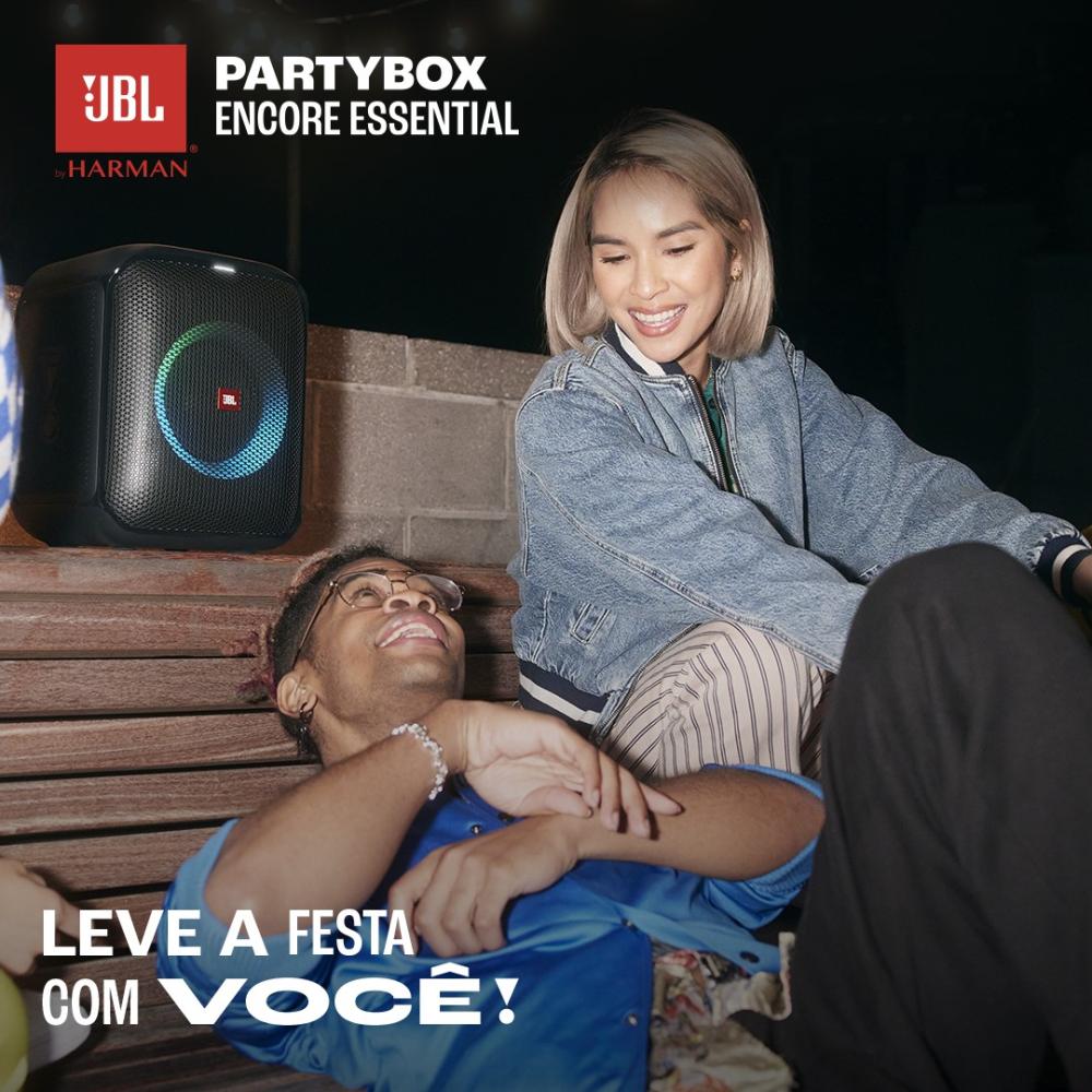 Última imagem em  miniatura do produto Caixa de Som JBL Party Box Encore Essential Preto