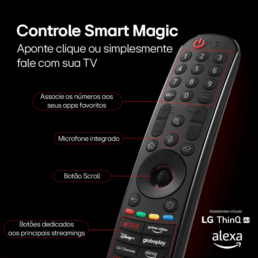 Imagem 4 do produto Smart TV Led 4K UHD 55″ LG 55UT8050PSA