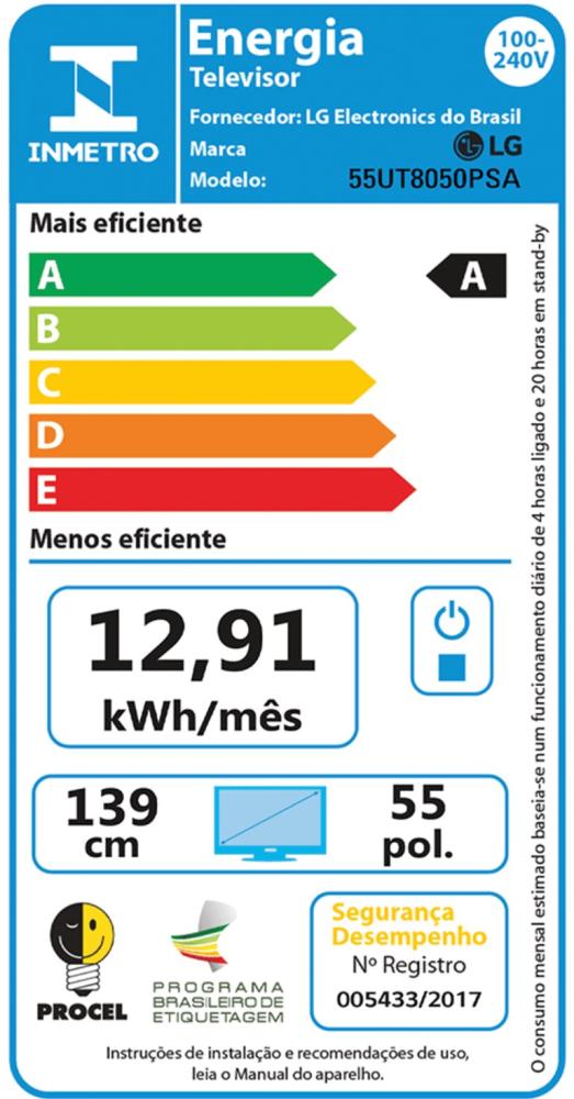 Última imagem em  miniatura do produto Smart TV Led 4K UHD 55″ LG 55UT8050PSA