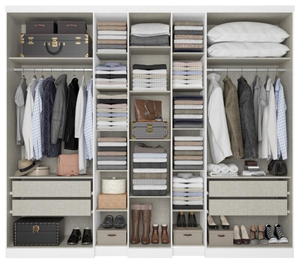 Imagem 2 do produto Guarda-Roupa THB Império 7 Portas Branco