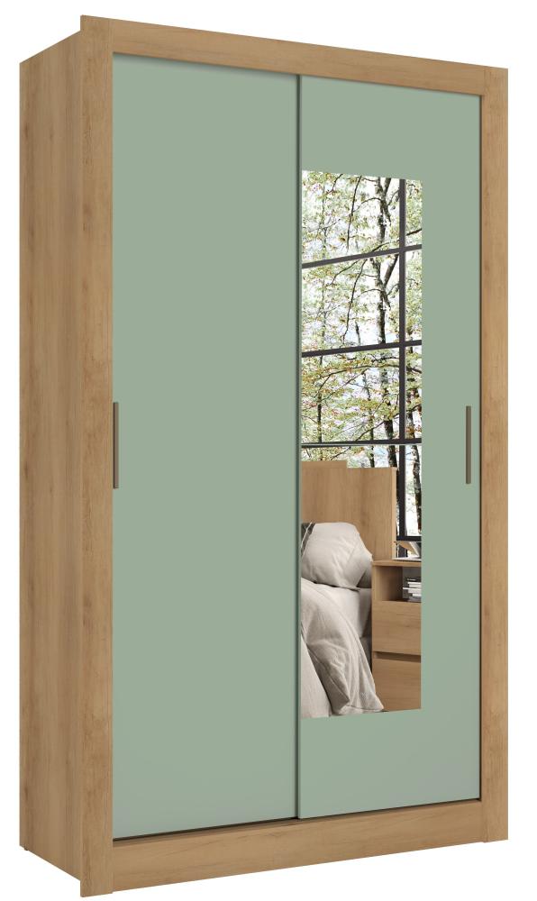 Imagem 1 do produto Guarda-Roupa THB Floresta 2 Portas Capuccino/Menta/Off White