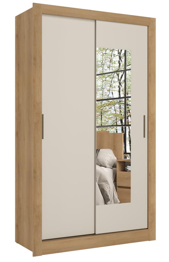 Imagem 2 do produto Guarda-Roupa THB Floresta 2 Portas Capuccino/Menta/Off White