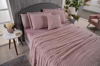 Imagem ilustrativa sobre o produto Cobertor Casal Seven Jacquard Rosa Frapê