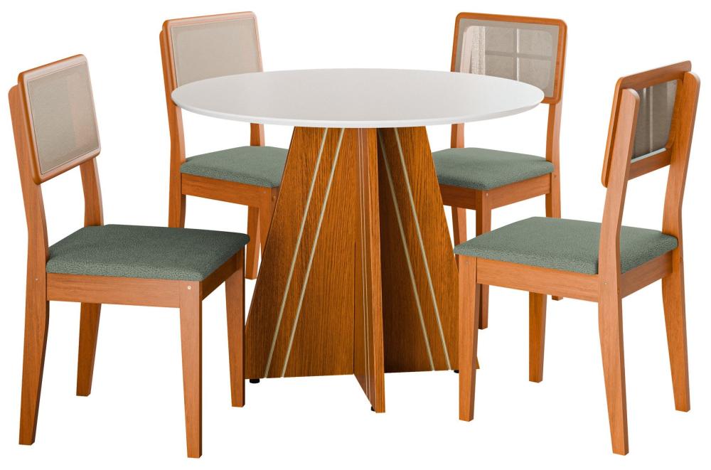 Imagem 2 do produto Mesa Dobuê Dublin Cinamomo/Branco