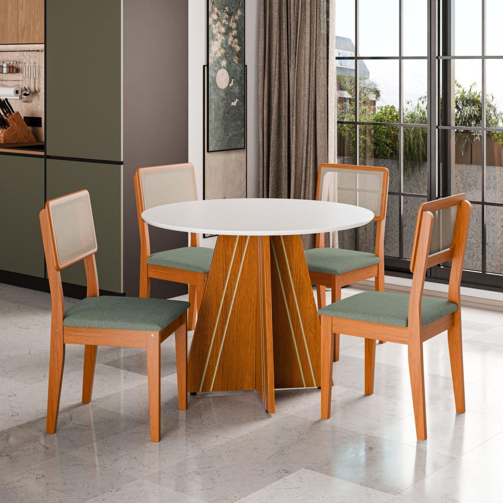 Imagem 3 do produto Mesa Dobuê Dublin Cinamomo/Branco