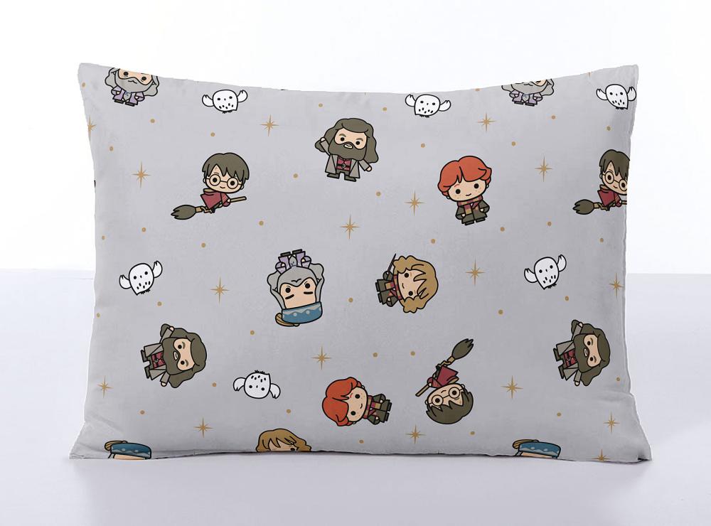 Imagem 1 do produto Travesseiro 45X65cm Hedrons Disney Rotativo Harry Potter Cinza