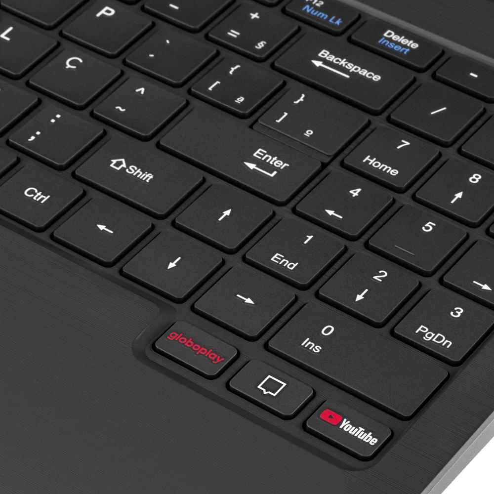Imagem 4 do produto Notebook Ultra 15.6″ Intel Celeron N4020C 4GB 128GB Cinza