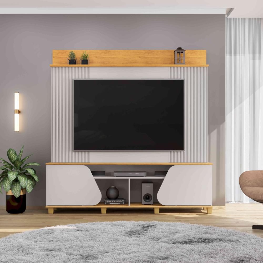 Imagem 2 do produto Estante DJ Móveis Thor Até 70″ Bali/Cedro