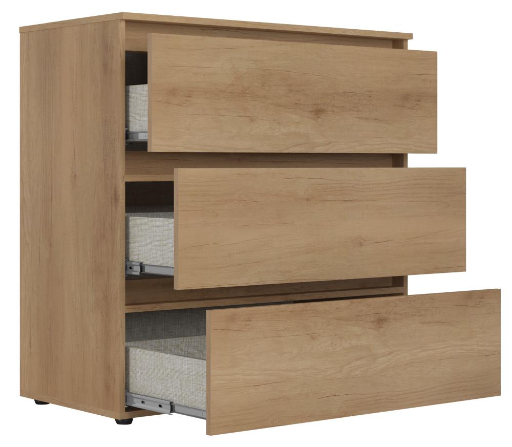 Imagem 2 do produto Cômoda THB Condessa 3 Gavetas Capuccino