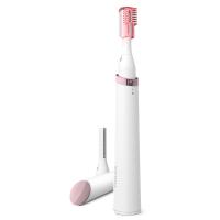 Imagem Imagem 2 em  miniatura do produto Aparador de Pelos Faciais Sem Fio Philips HP638900 Branco