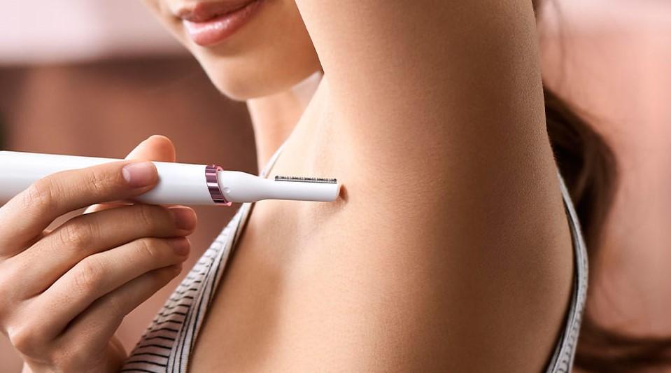 Imagem 4 do produto Aparador de Pelos Faciais Sem Fio Philips HP638900 Branco
