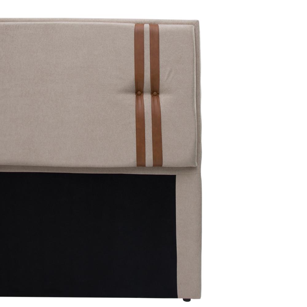 Imagem 3 do produto Cabeceira Casal MS Decor Luna Bege