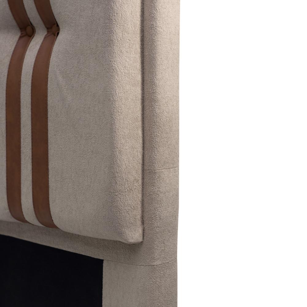 Imagem 4 do produto Cabeceira Casal MS Decor Luna Bege