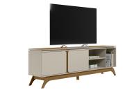 Imagem Imagem 2 em  miniatura do produto Rack Linea Istambul Até 70″ Nature/Off White