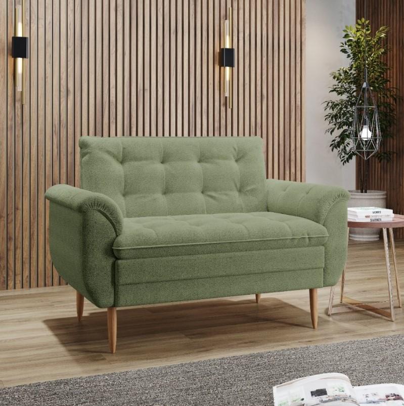 Imagem 2 do produto Poltrona 2 Lugares Matrix Xangai Verde Oliva
