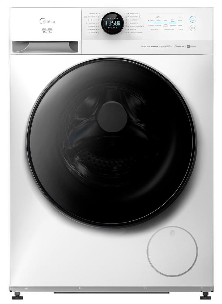 Imagem 1 do produto Lava e Seca Midea 11kg Healthguard MF201D110WB Branco 220V