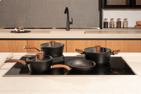 Imagem Imagem 2 em  miniatura do produto Conjunto de Panelas Brinox Revestimento Cerâmico Sirius Preto