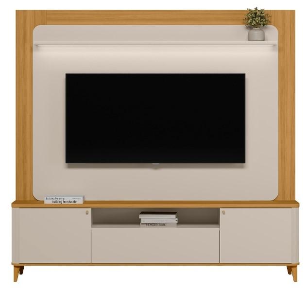 Imagem 1 do produto Estante Home Nevasca Até 75″ Tauri/Off White