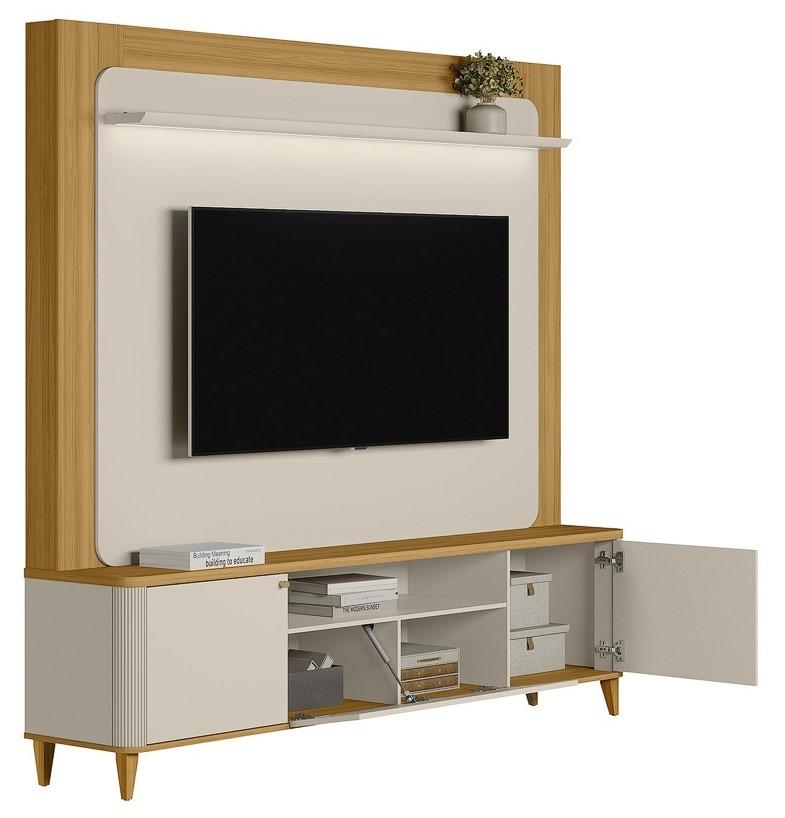 Imagem 4 do produto Estante Home Nevasca Até 75″ Tauri/Off White