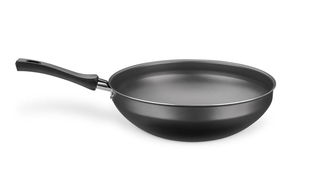 Imagem 3 do produto Panela Wok MTA Cristal Antiaderente N24 2,8 Litros Grafite