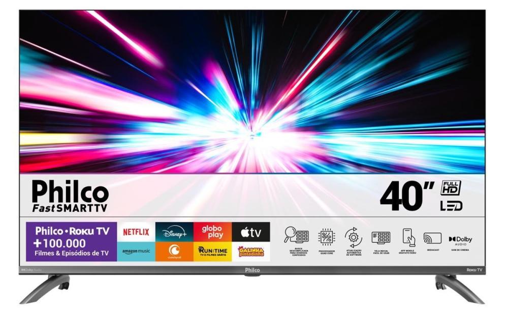 Imagem 1 do produto Smart TV LED FHD 40″ Philco PTV40M9GR2CGB