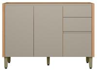 Imagem Imagem 1 em  miniatura do produto Balcão para Pia 120 cm Linea Allure Jequitibá/Gris