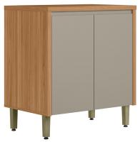 Imagem Imagem 1 em  miniatura do produto Balcão 80 cm Linea Allure Jequitibá/Gris