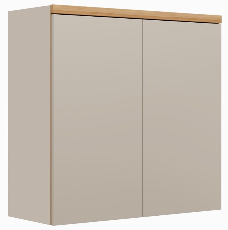 Imagem 1 do produto Armário Aéreo 80 cm Linea Allure Jequitibá/Gris