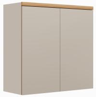 Imagem Imagem 1 em  miniatura do produto Armário Aéreo 80 cm Linea Allure Jequitibá/Gris