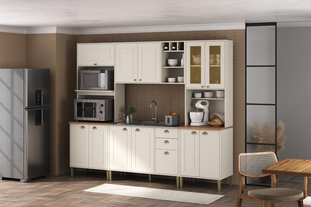 Imagem 4 do produto Armário Aéreo 120 cm Atualle Tunísia Off White