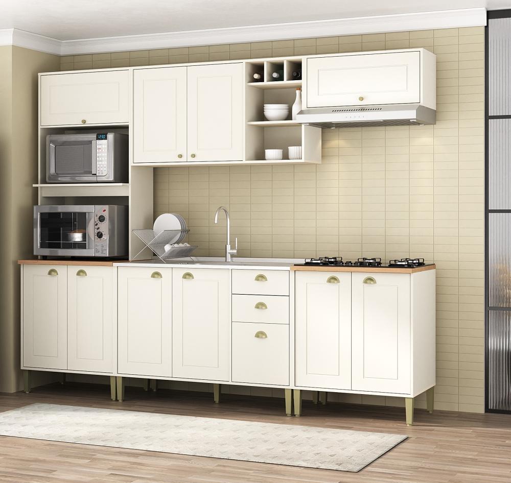 Imagem 4 do produto Armário Aéreo 72 cm Atualle Tunísia Off White