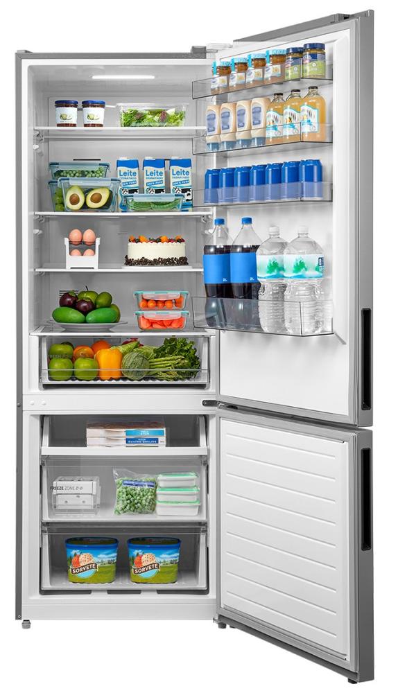 Imagem 4 do produto Geladeira Midea 416 Litros Inverter Frost Free MDRB593FGD463 Inox Bivolt