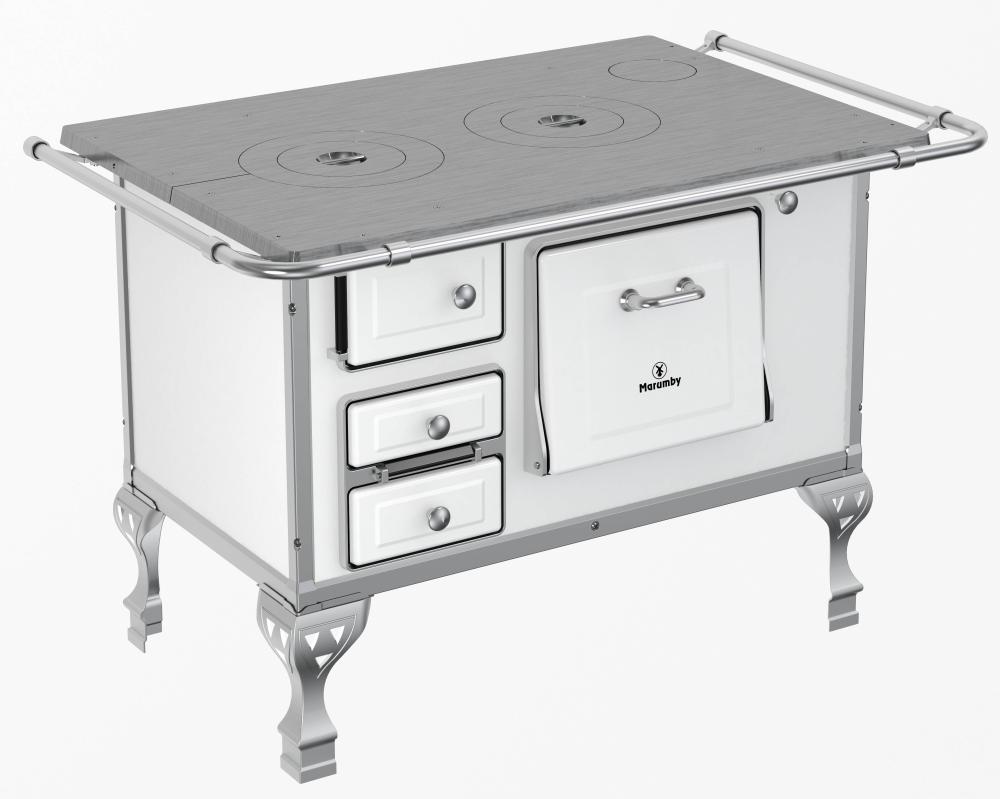 Imagem 2 do produto Fogão a Lenha N2 Marumby Saída Direito Branco