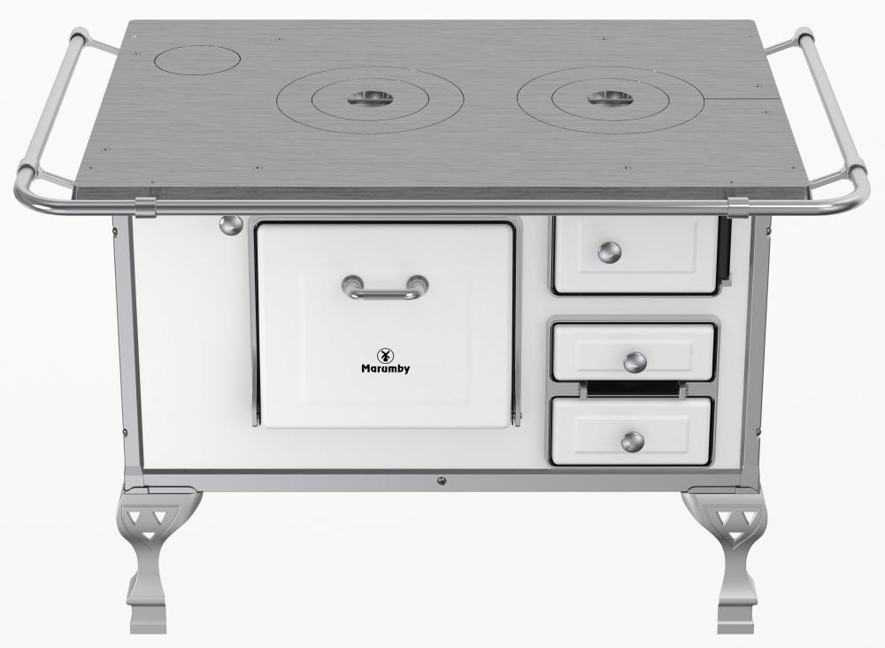 Imagem 1 do produto Fogão a Lenha N2 Marumby Saída Esquerdo Branco